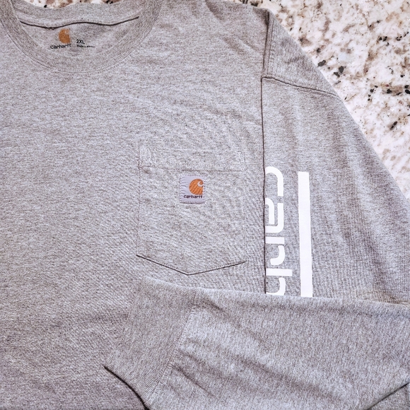 Carhartt Long Sleeve  Crew Neck Workwear Shirt XXL - Picture 6 of 11